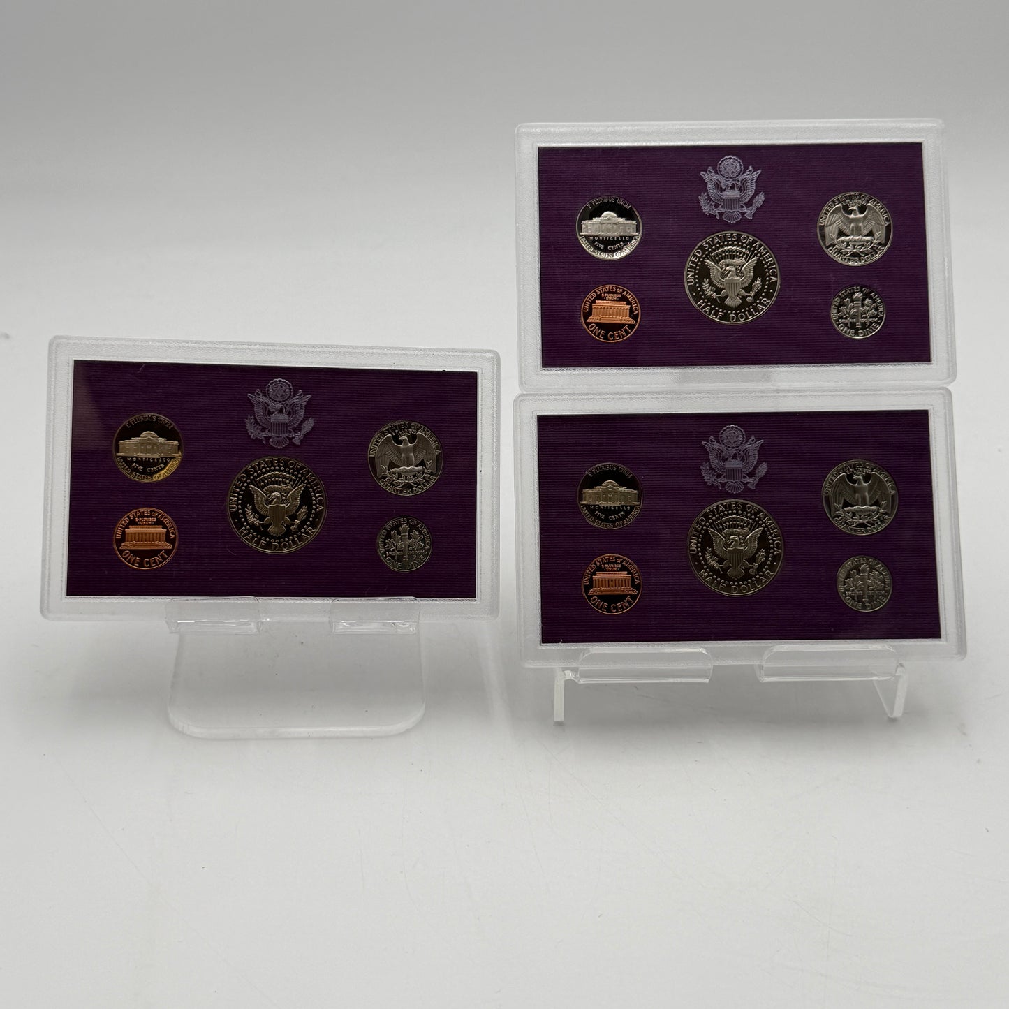 US Mint Lot of 3 1989 1990 United States Mint Proof Coin Set NIB