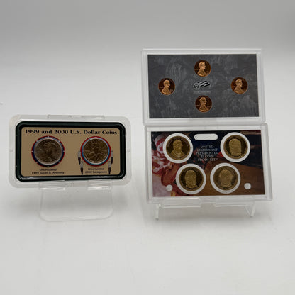 US Mint Lot of 3 Uncirculated Coin Sets Presidential Susan B Anthony Bicentennial