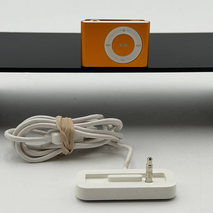 Apple iPod Nano 2nd Gen A1204 2GB Orange with Charging Dock