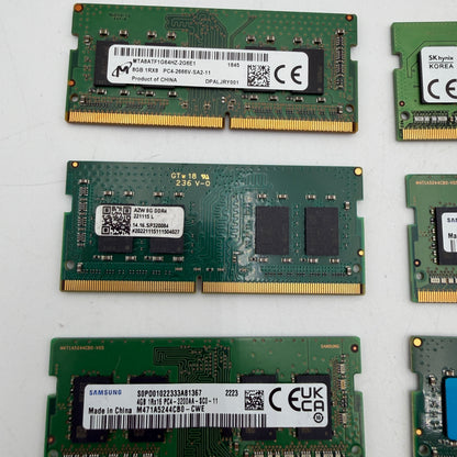Lot of Untested Laptop RAM 4 & 8 GB Sticks