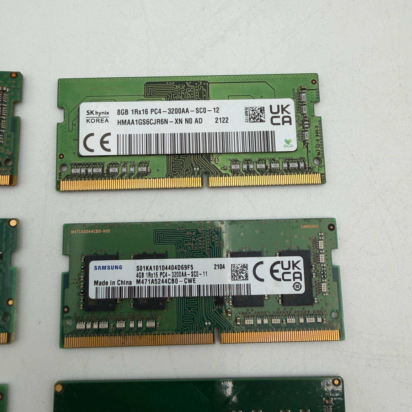 Lot of Untested Laptop RAM 4 & 8 GB Sticks