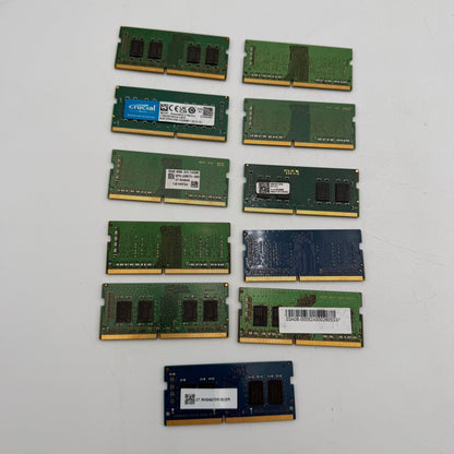 Lot of Untested Laptop RAM 4 & 8 GB Sticks