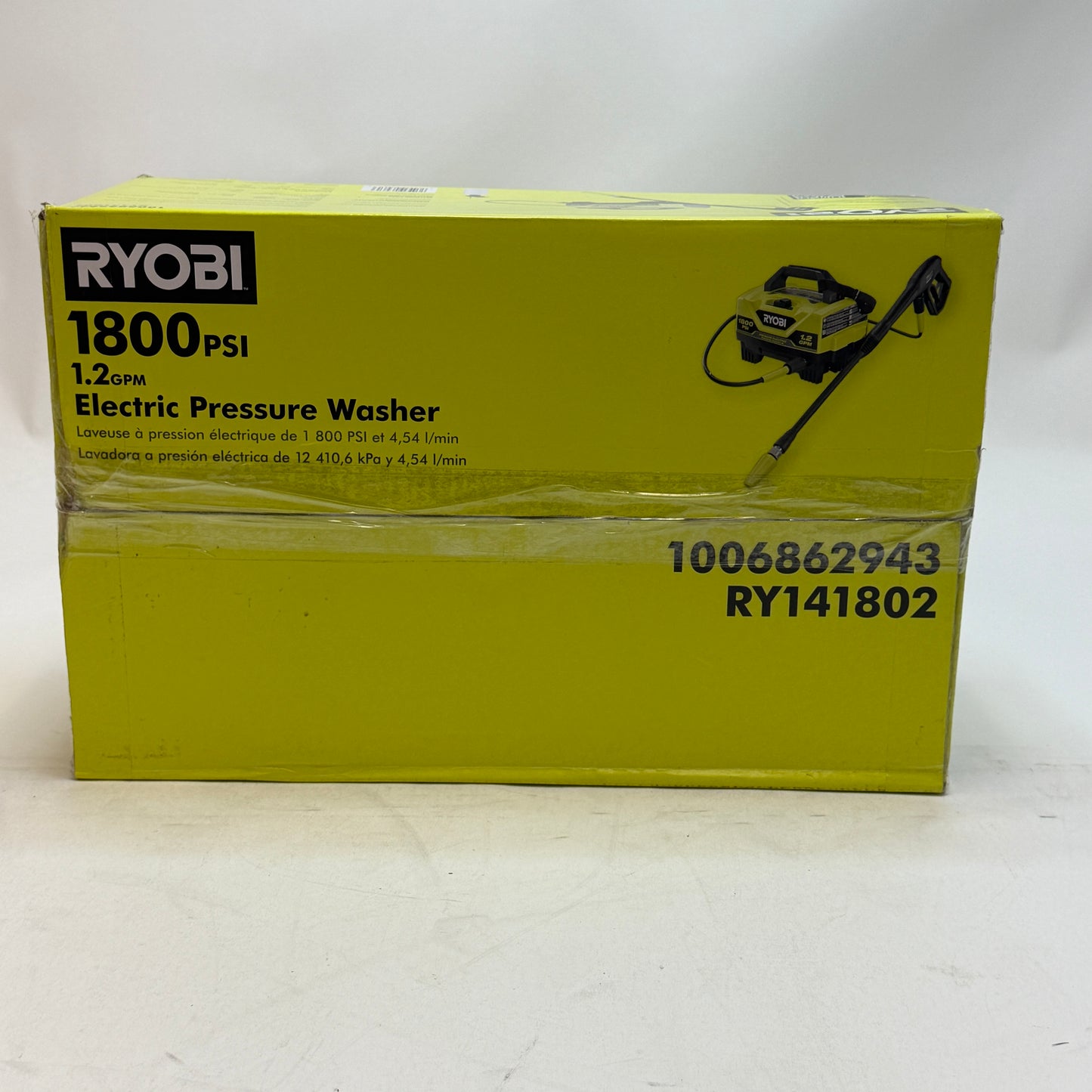 Ryobi 1800 PSI Electric Pressure Washer RY141802
