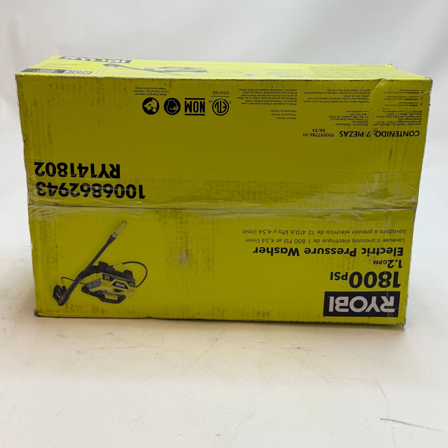 Ryobi 1800 PSI Electric Pressure Washer RY141802