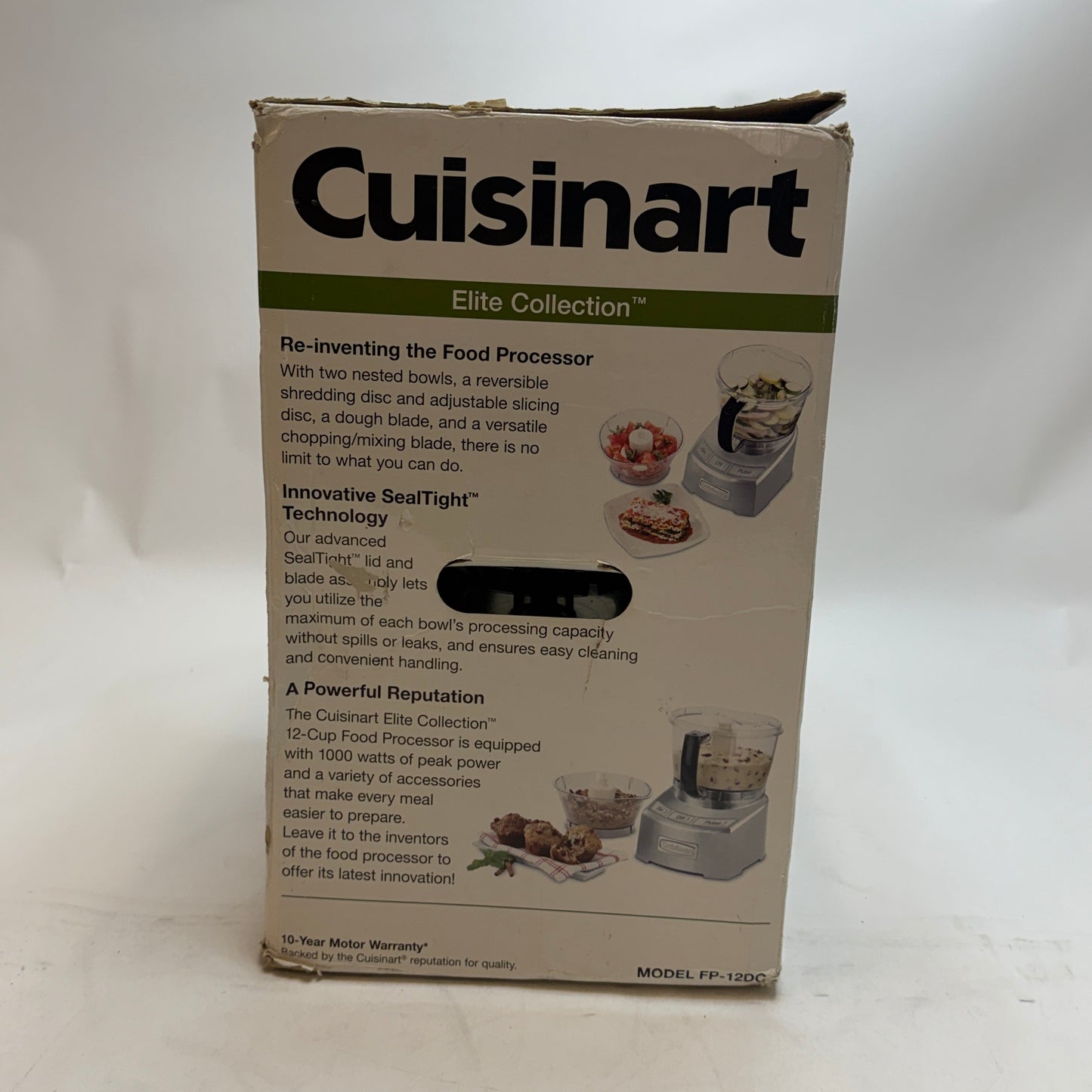 Cuisinart 12 Cup Food Processor FP-12DC With Box