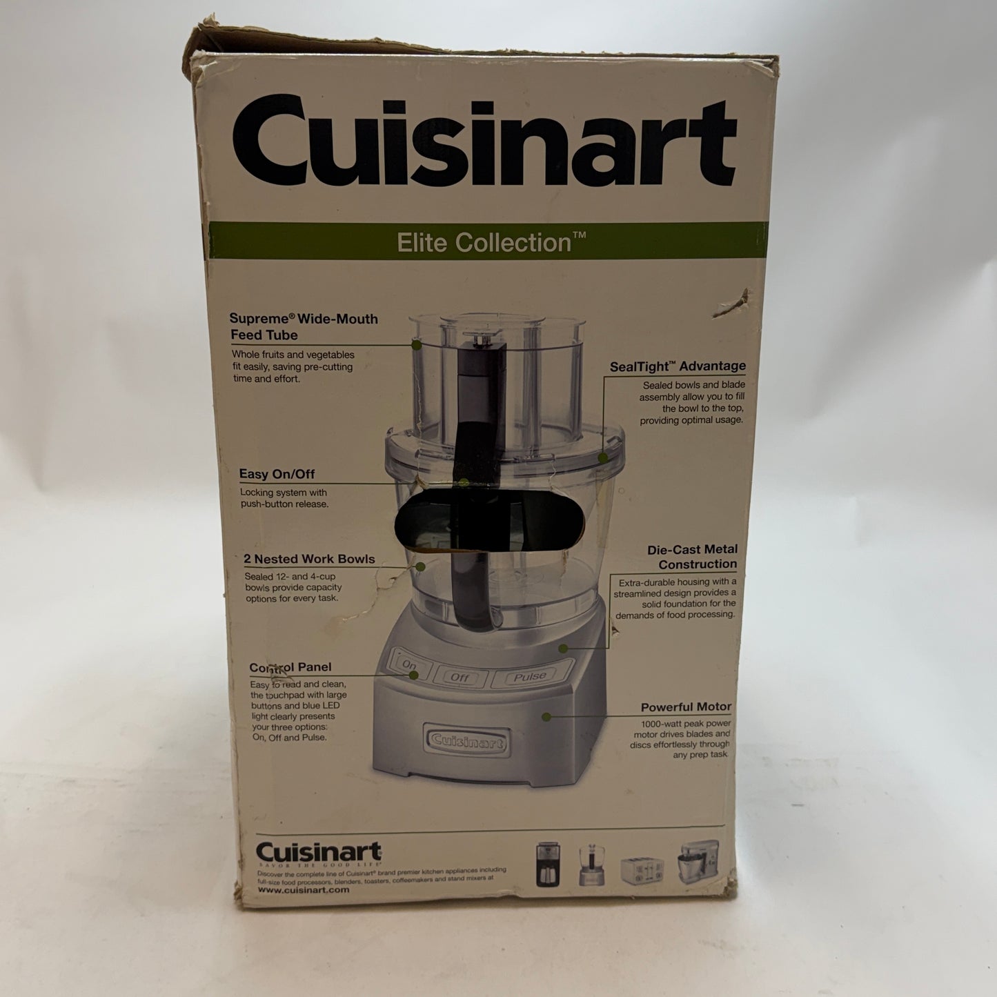 Cuisinart 12 Cup Food Processor FP-12DC With Box