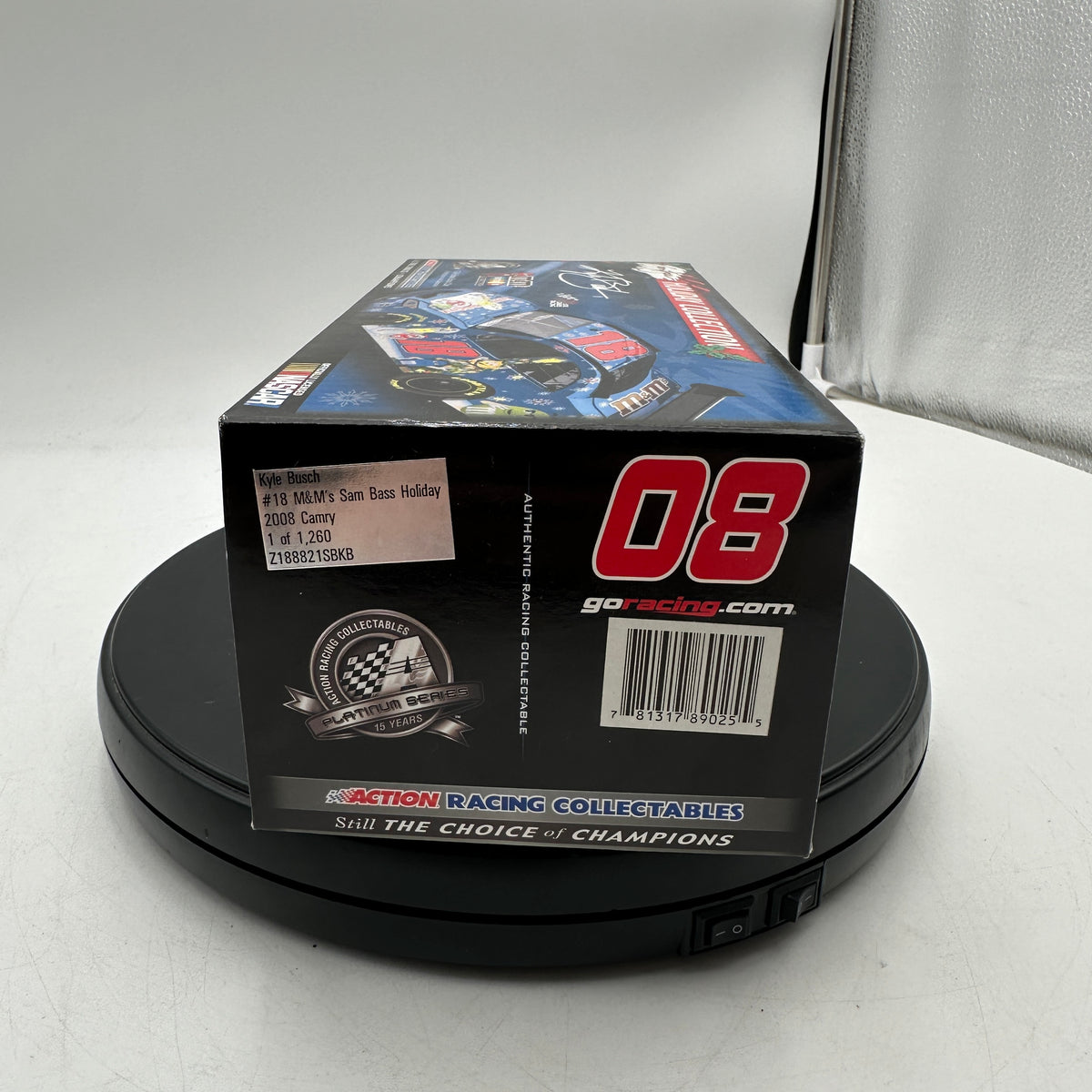 Action Racing 2008 Kyle Busch 1/24 Sam Bass Holiday #18 Camry Ltd 1260