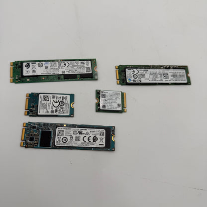 Assorted Lot of SSDs for Parts - Untested