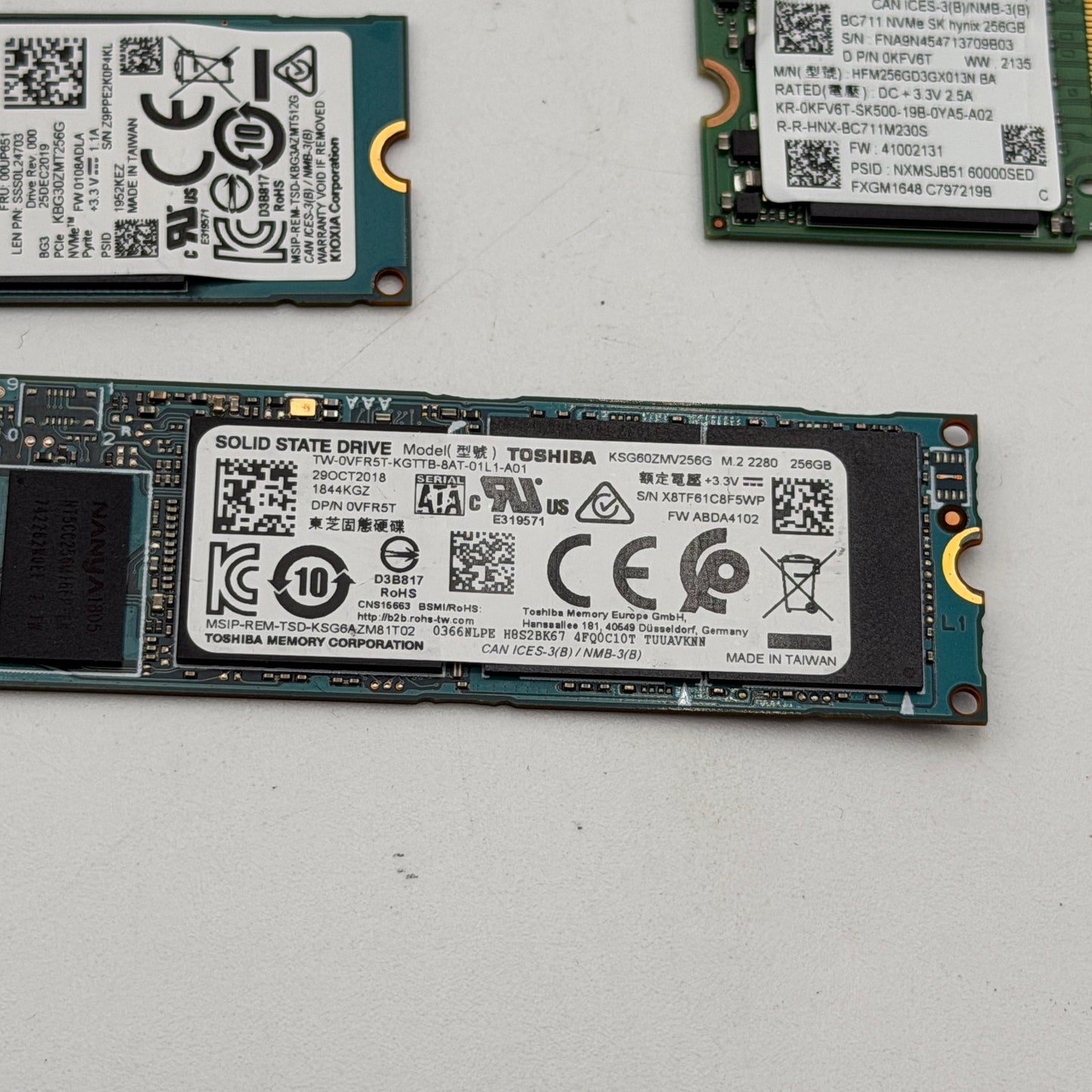 Assorted Lot of SSDs for Parts - Untested