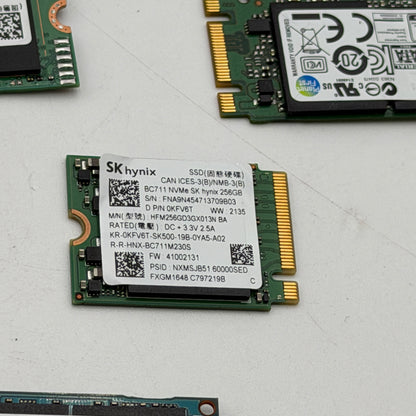Assorted Lot of SSDs for Parts - Untested