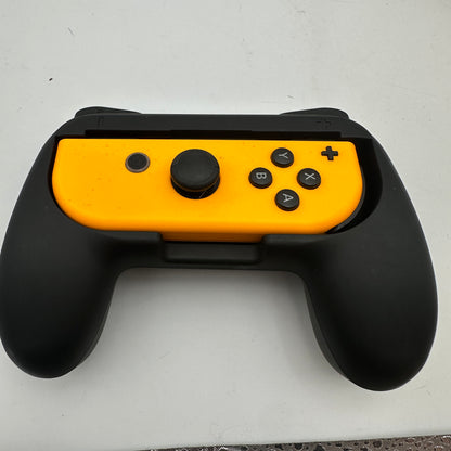 Nintendo Switch Joy-Con Controller HAC-015 Neon Purple/Neon Orange Bundle