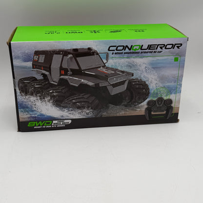 Conqueror 8-Wheel Amphibious Armored RC Car New In Box
