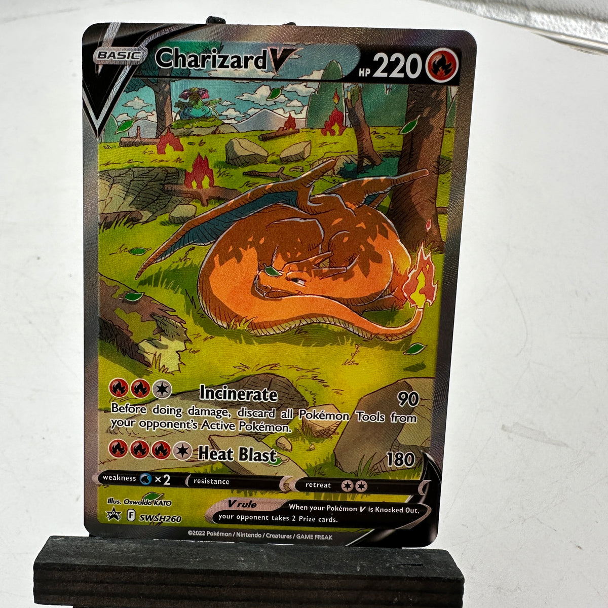 Pokemon Charizard V #SWSH260 Collectible Card