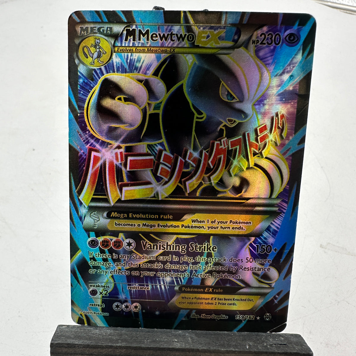 Pokemon M Mewtwo EX #159 Collectible Card DMG READ
