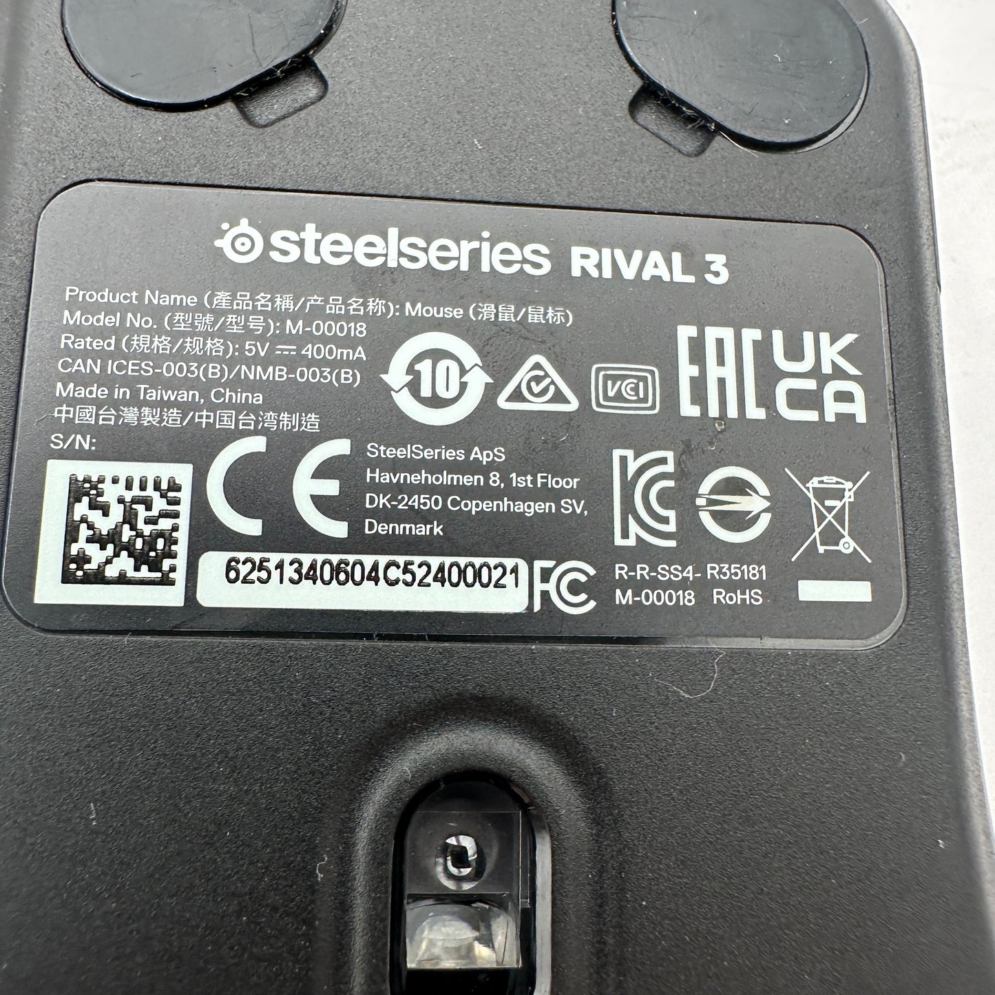 SteelSeries Rival 3 Wired Mouse