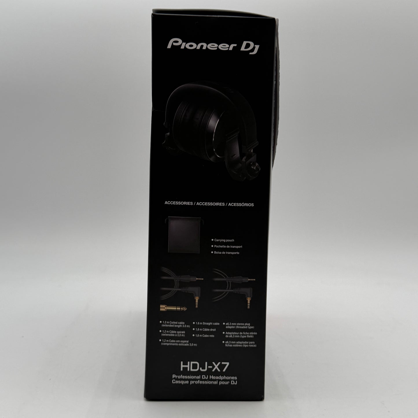 Pioneer HDJ-X7 DJ Headphones Black With Box READ
