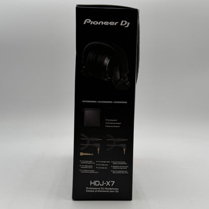 Pioneer HDJ-X7 DJ Headphones Black With Box READ