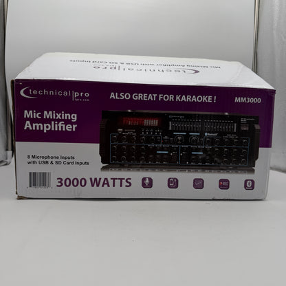 Technical Pro MM3000 Mic Mixing Amplifier
