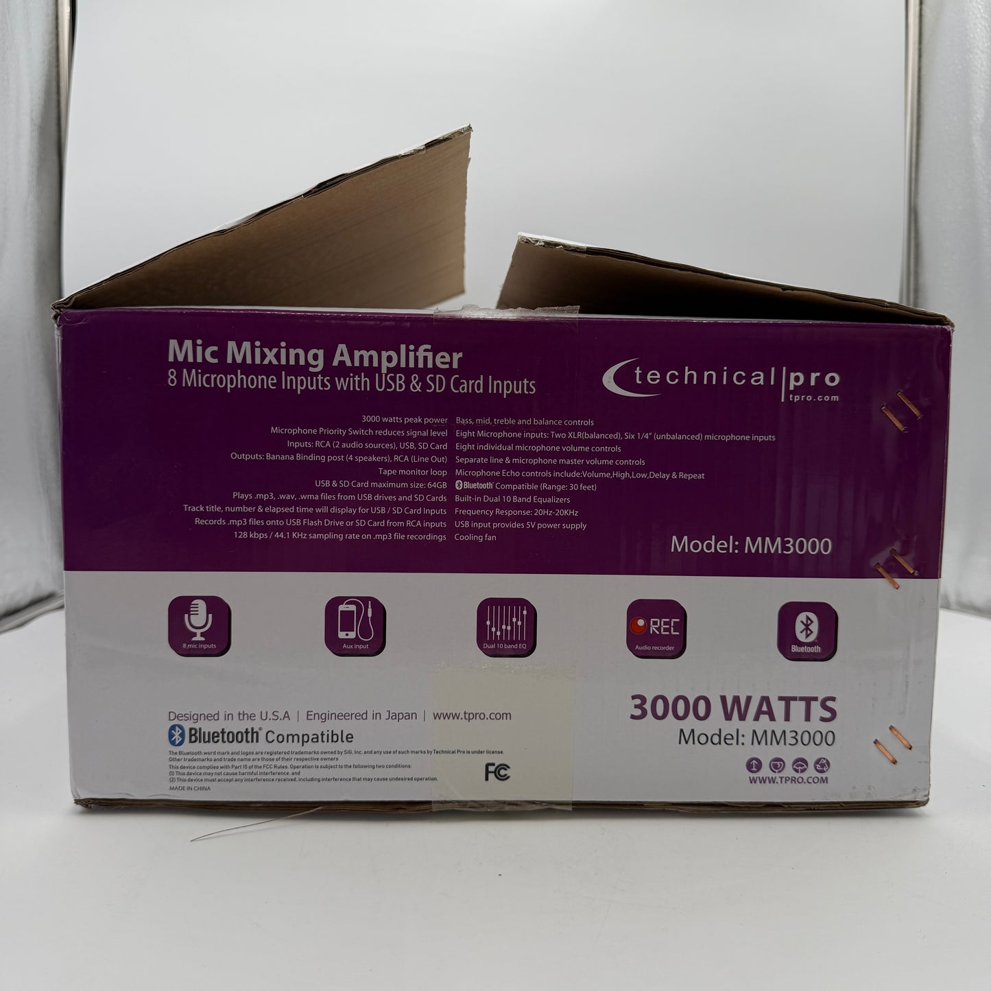 Technical Pro MM3000 Mic Mixing Amplifier