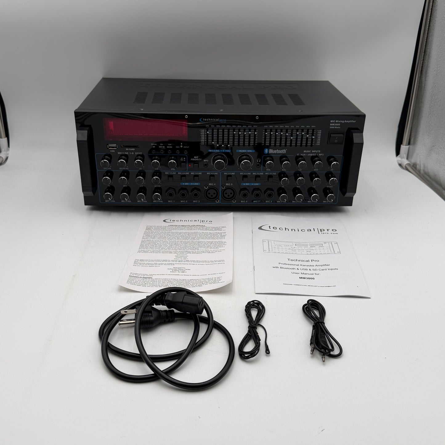 Technical Pro MM3000 Mic Mixing Amplifier