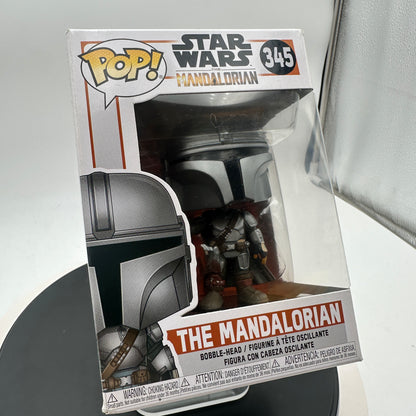 Funko Pop! #345 The Mandalorian Black Collectible Figure