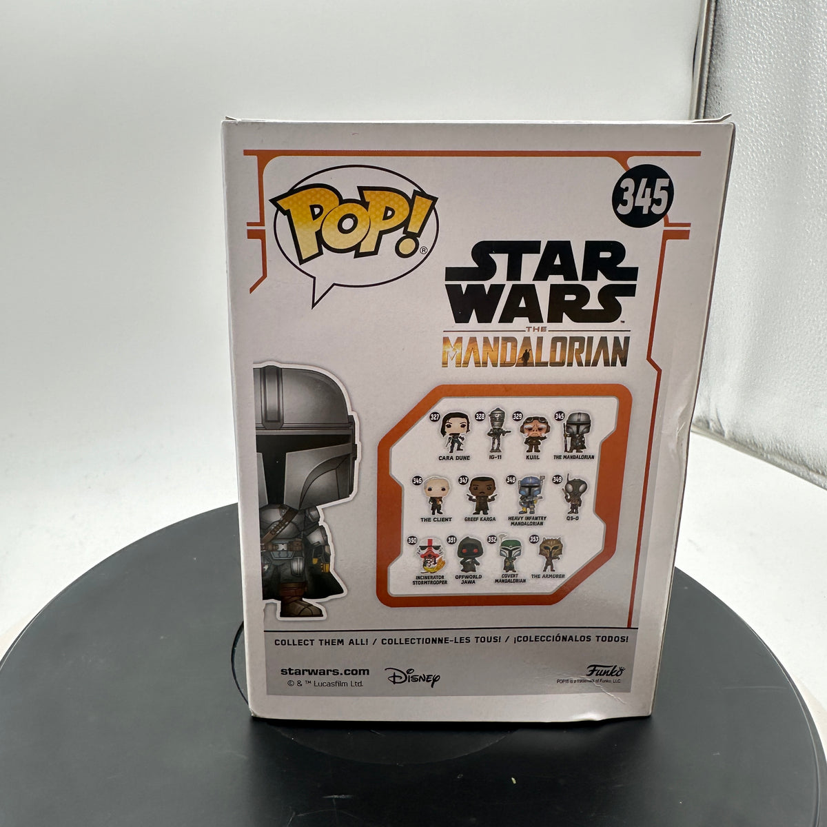 Funko Pop! #345 The Mandalorian Black Collectible Figure