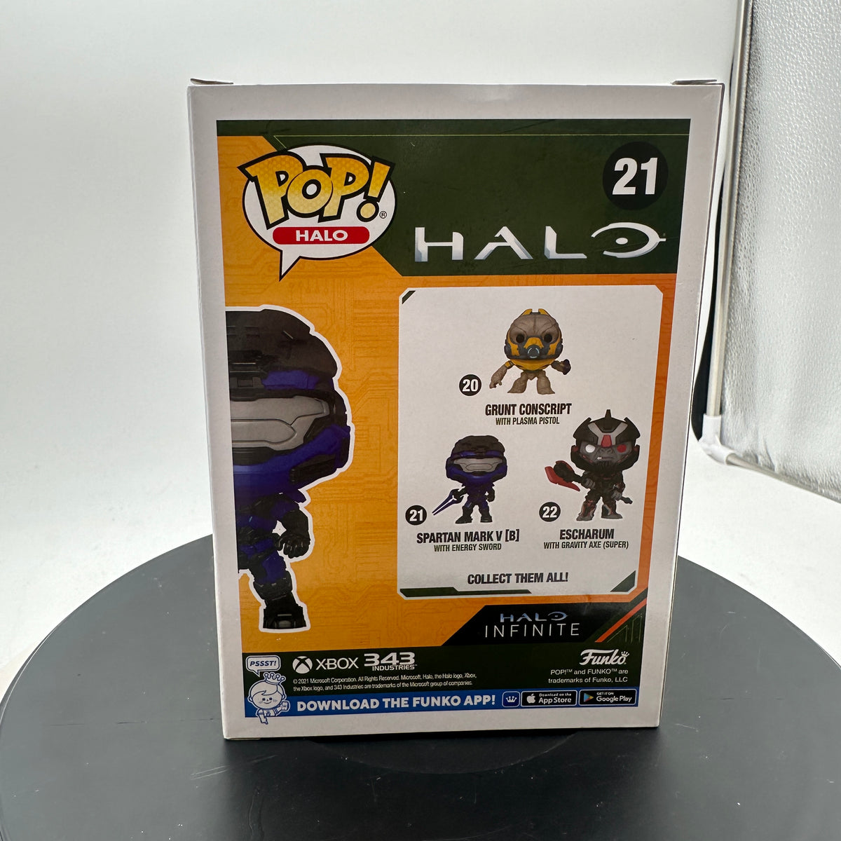 Funko Pop! Spartan Mark V[B] #21 Black Collectible Figure