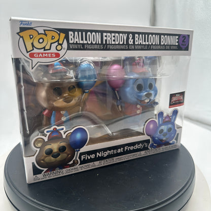 Funko Pop! Balloon Freddy & Balloon Bonnie 2-Pack Collectible Figure Set