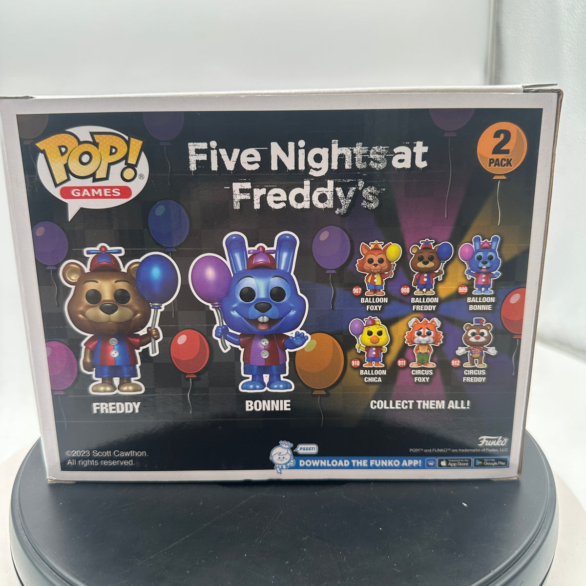 Funko Pop! Balloon Freddy & Balloon Bonnie 2-Pack Collectible Figure Set