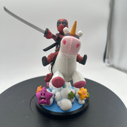 Fig Elite Max Deadpool x Unicorn Collectible Figure