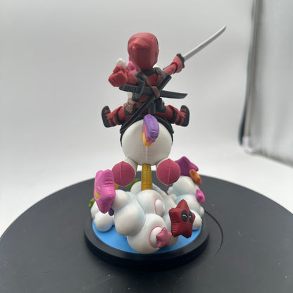 Fig Elite Max Deadpool x Unicorn Collectible Figure
