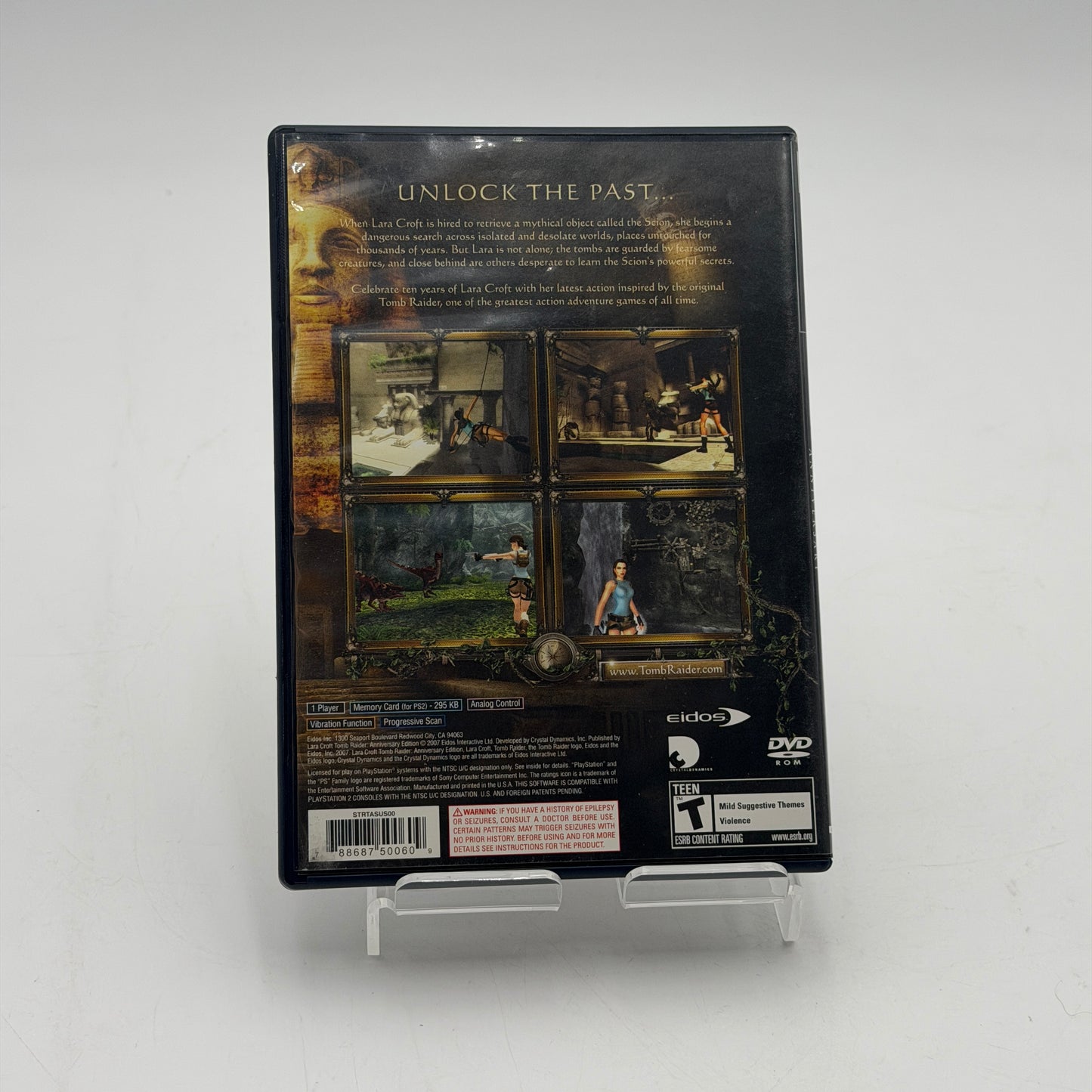 Playstation 2 Tomb Raider Anniversary Video Game with Box