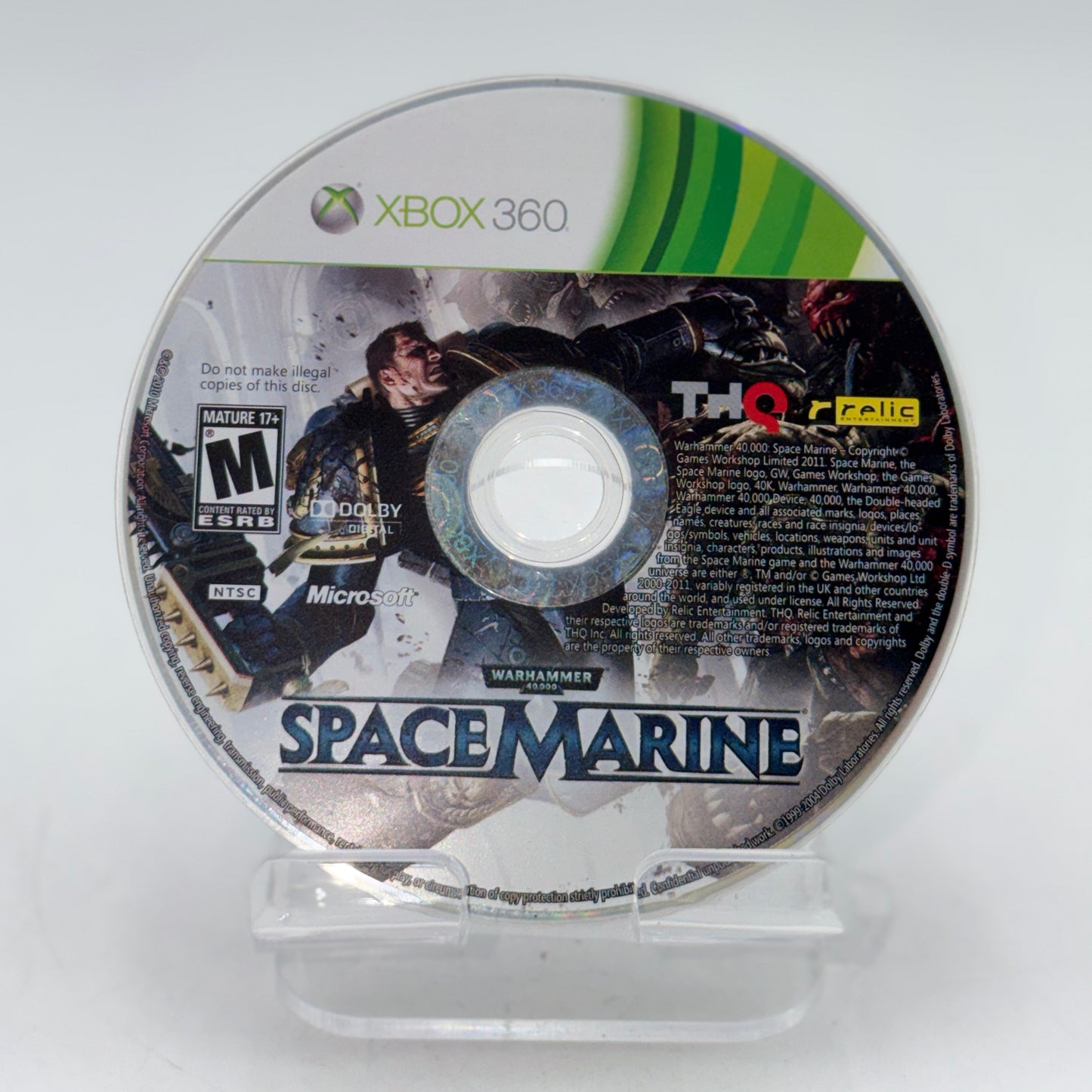 Xbox 360 Warhammer 40,000: Space Marine DISC ONLY