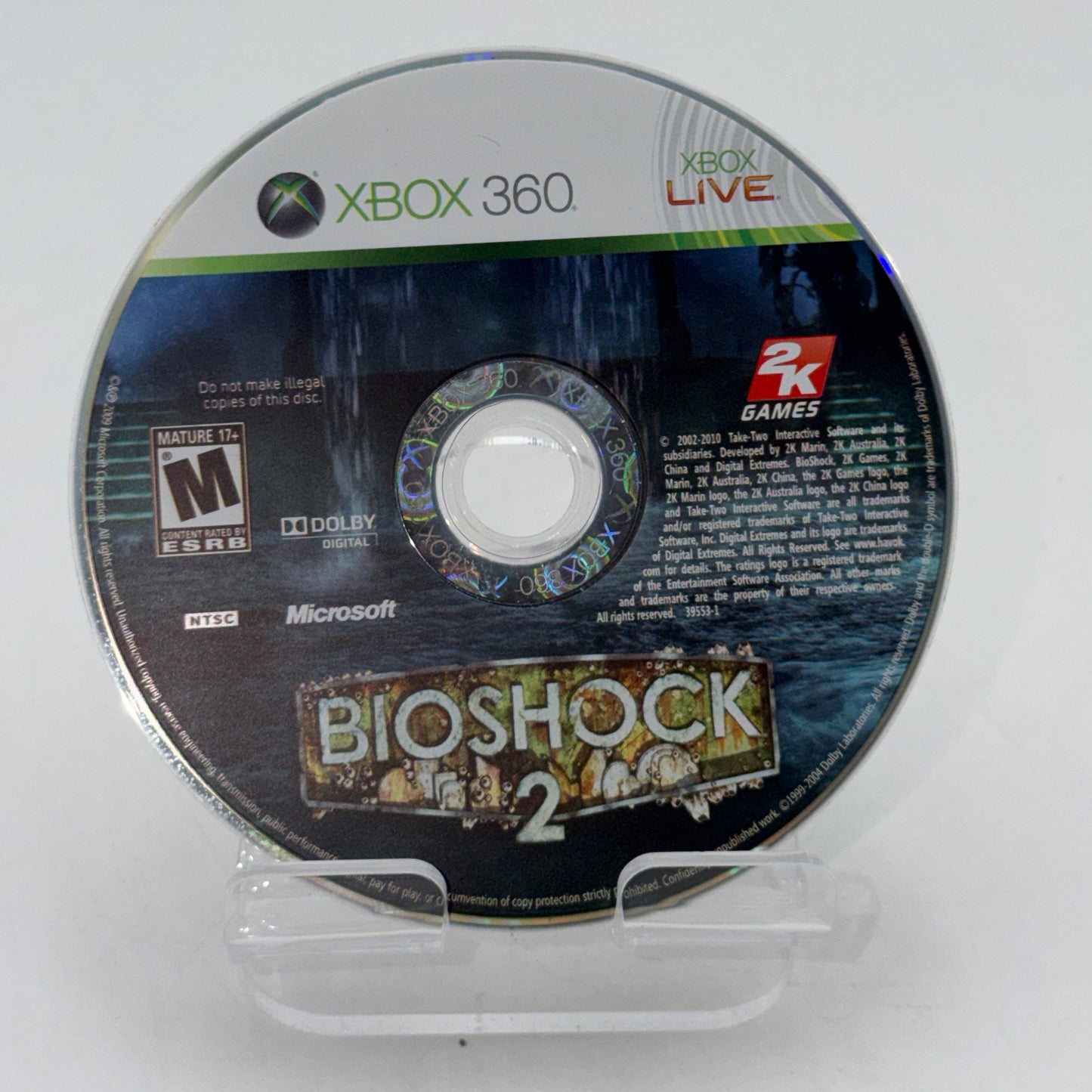 Xbox 360 BioShock 2 DISC ONLY