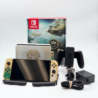 Nintendo Switch OLED Zelda Breath Of The Wild Special Edition HEG-001 White
