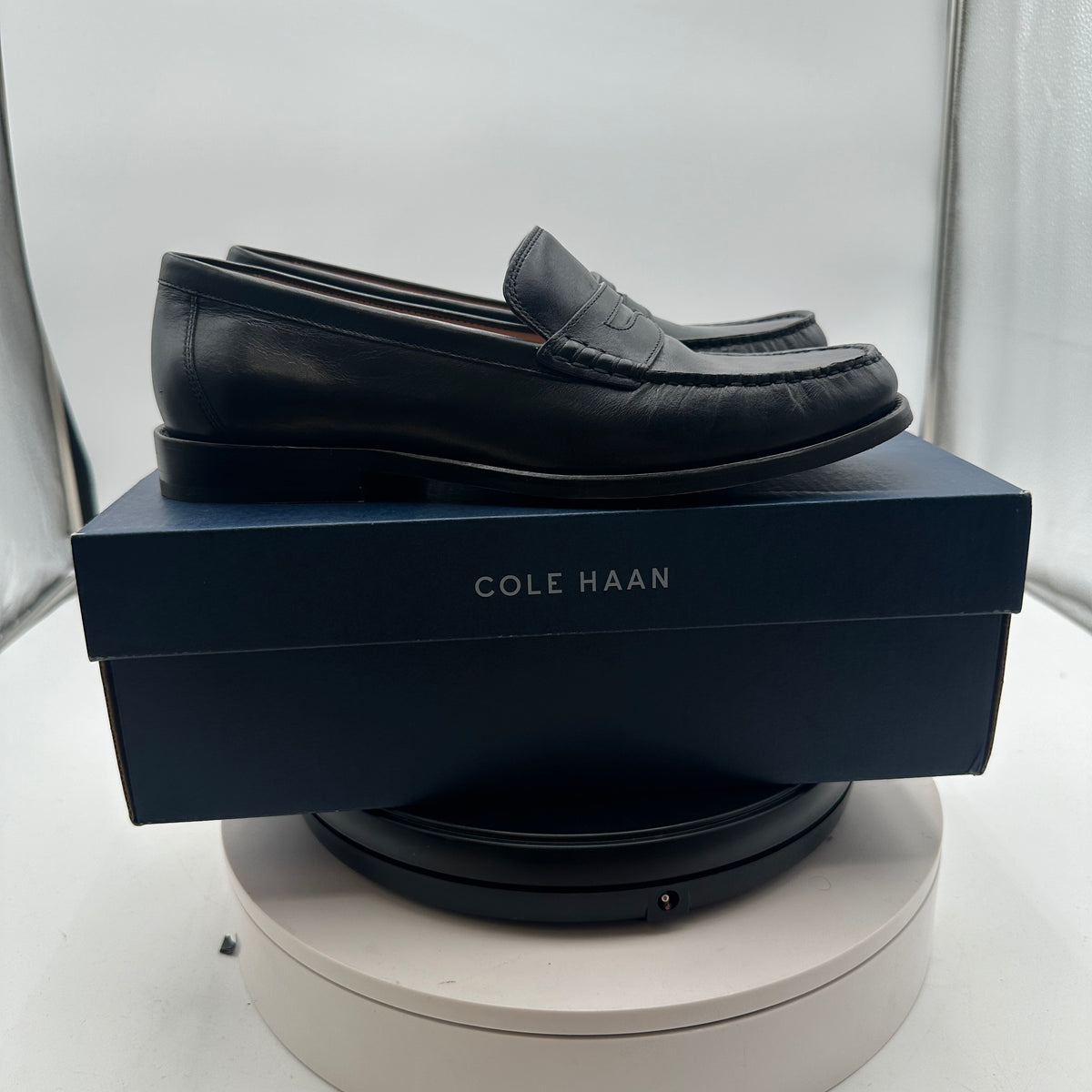 Cole Haan Lana Lux Loafers Remastered Black Leather Size 9.5