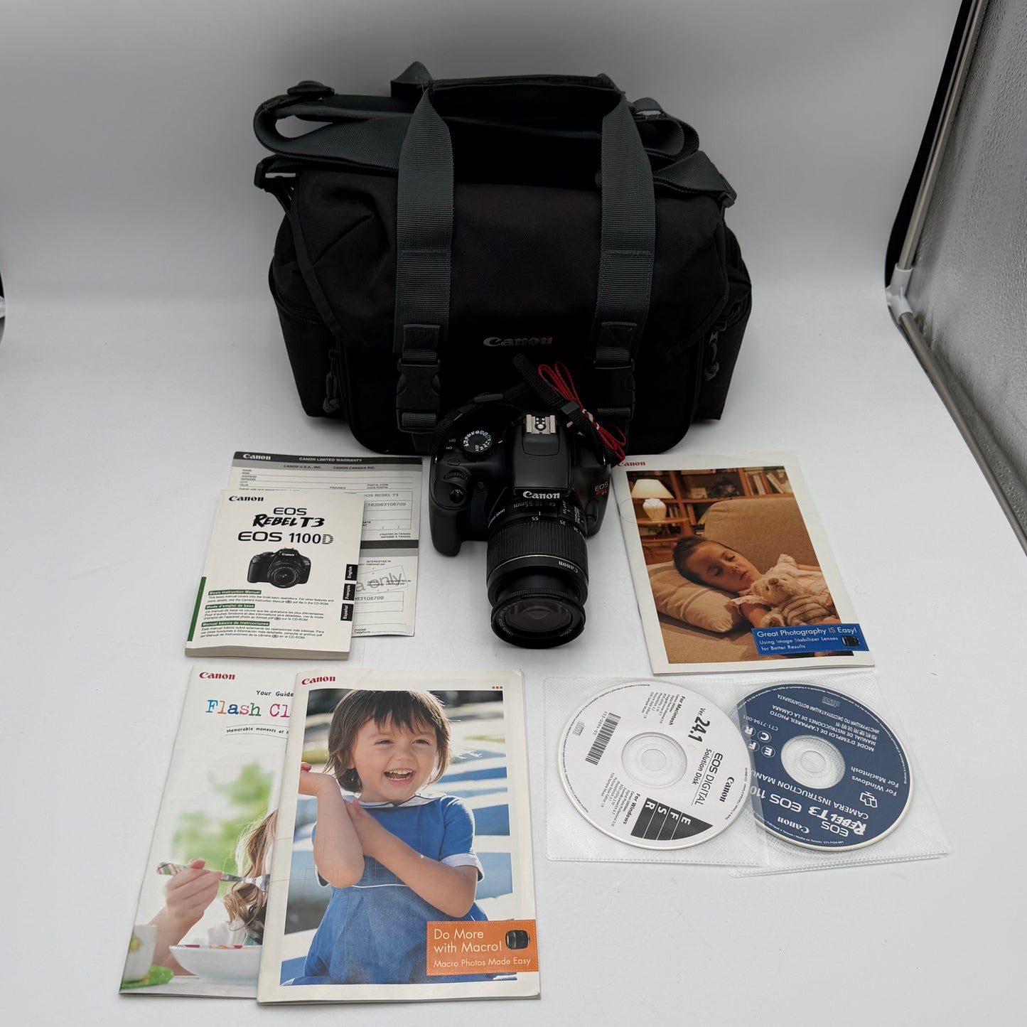 Canon EOS Rebel T3 Digital SLR Camera Kit w/ 18-55mm Lens