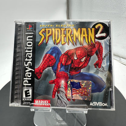 Sony PlayStation Spider-Man 2 Video Game CIB READ