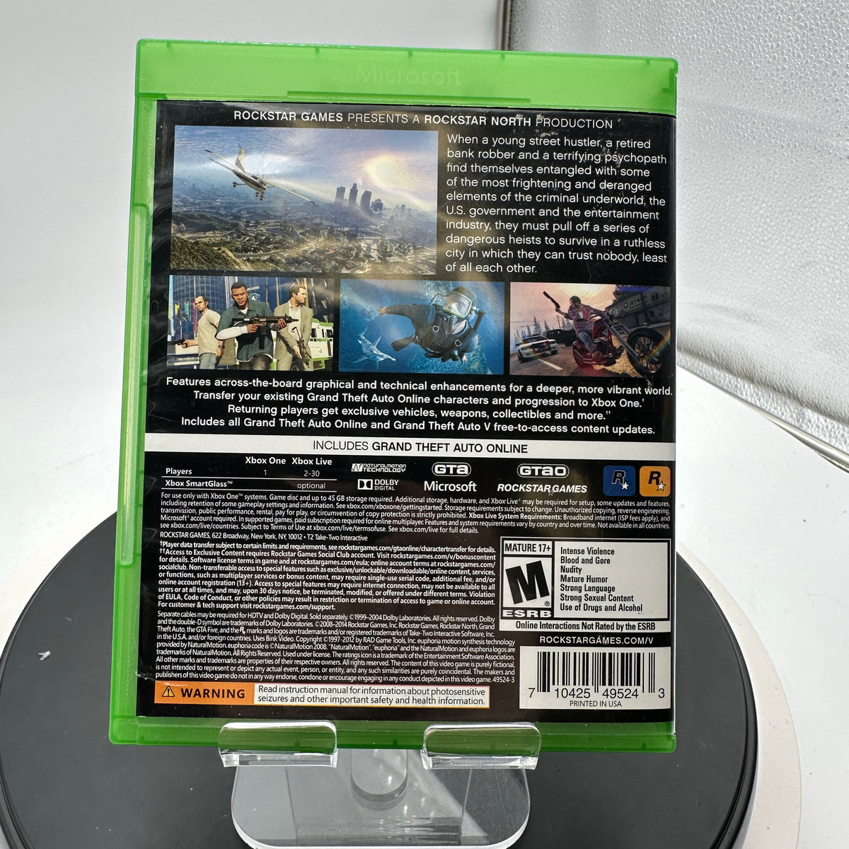 Grand Theft Auto V for Xbox One CIB
