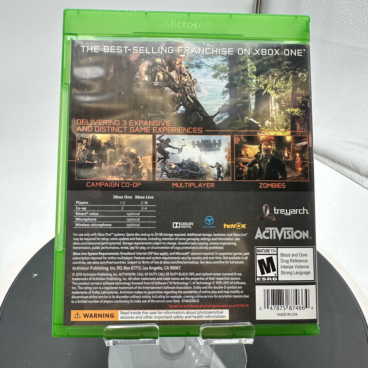 Xbox One Call of Duty Black Ops III CIB