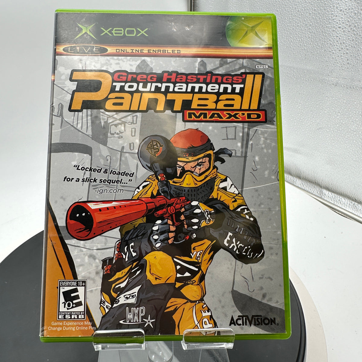 Greg Hastings Tournament Paintball Max'D for Xbox CIB