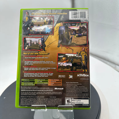 Greg Hastings Tournament Paintball Max'D for Xbox CIB