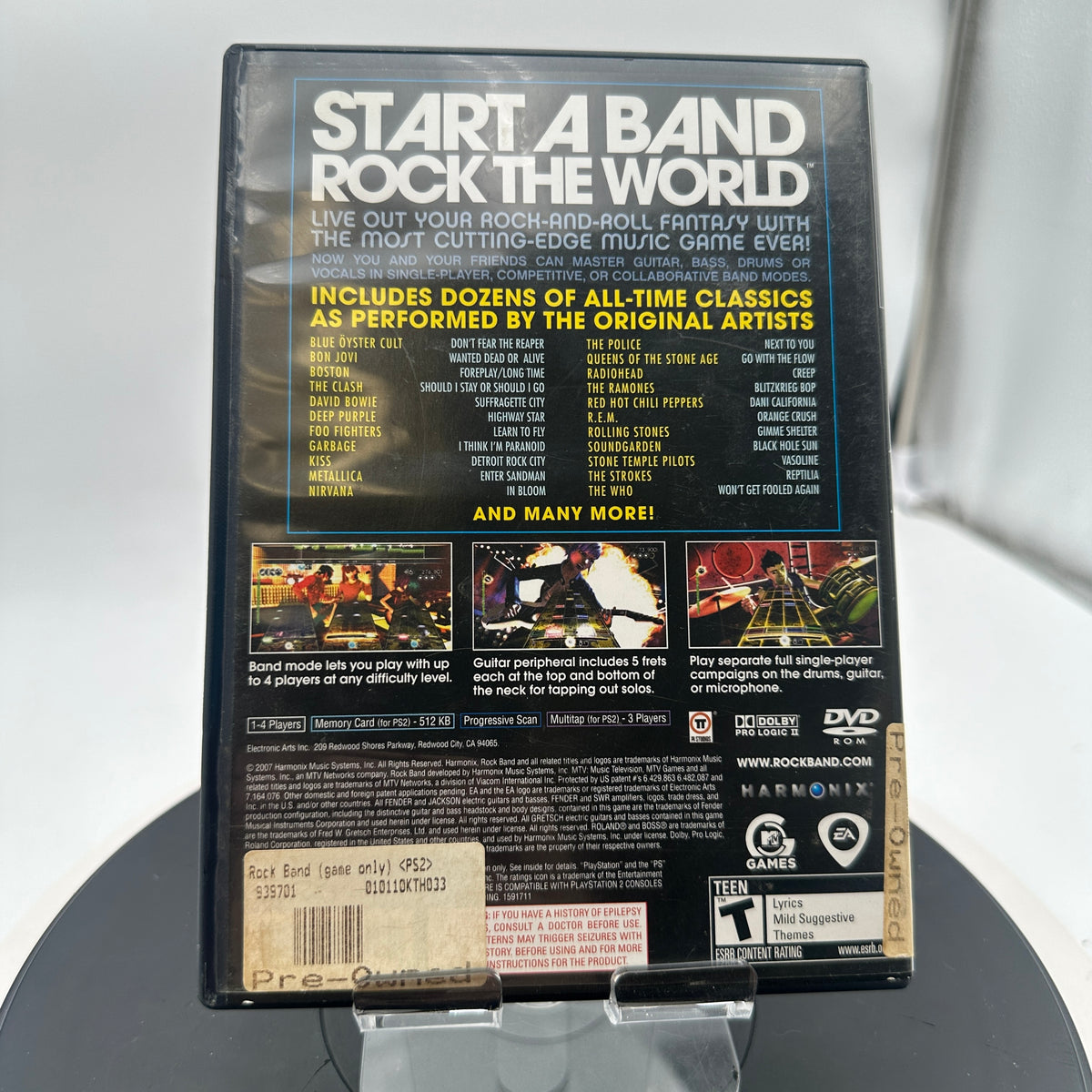 Rock Band for PlayStation 2 Video Game CIB