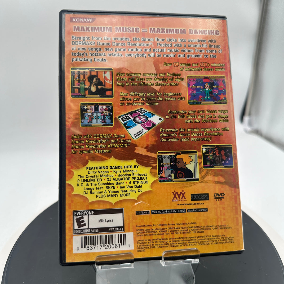 PlayStation 2 Dance Dance Revolution DDR Max 2 CIB