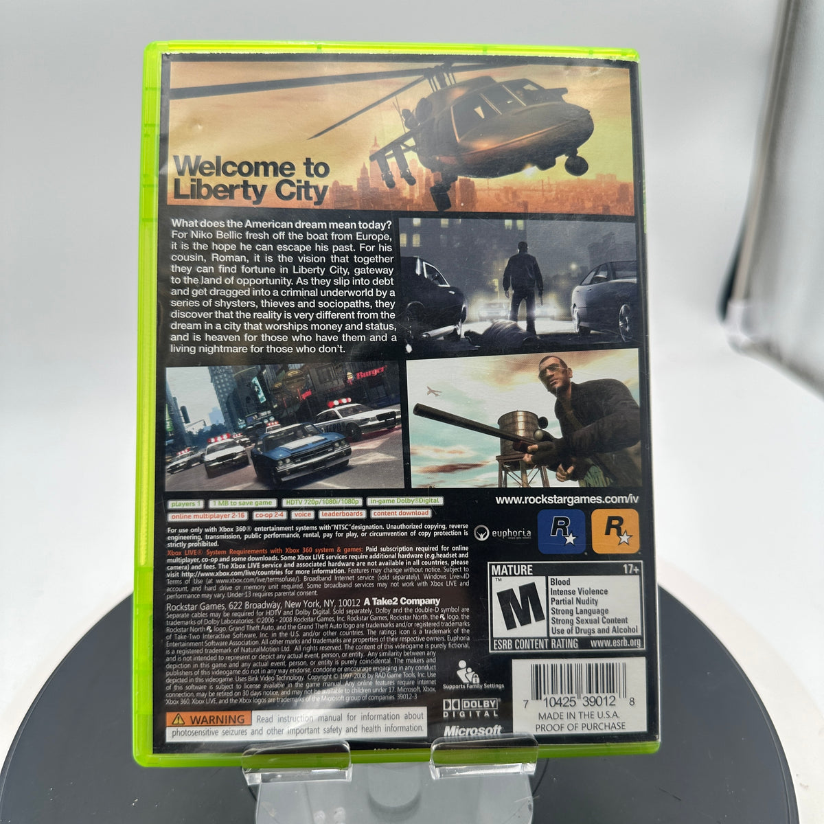 Grand Theft Auto IV for Xbox 360 CIB