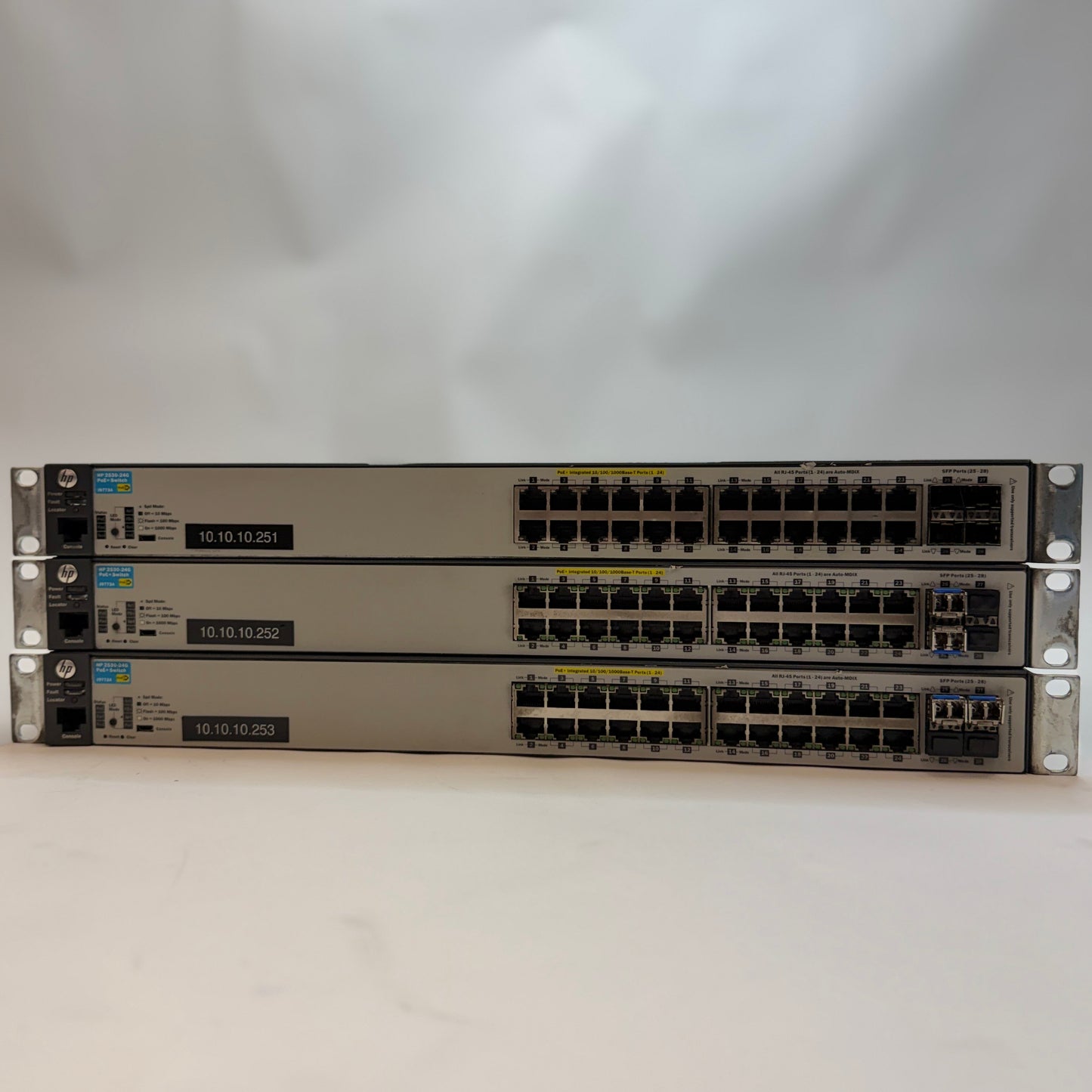 HP 2530-24G PoE+ Switch J9773 24 Port