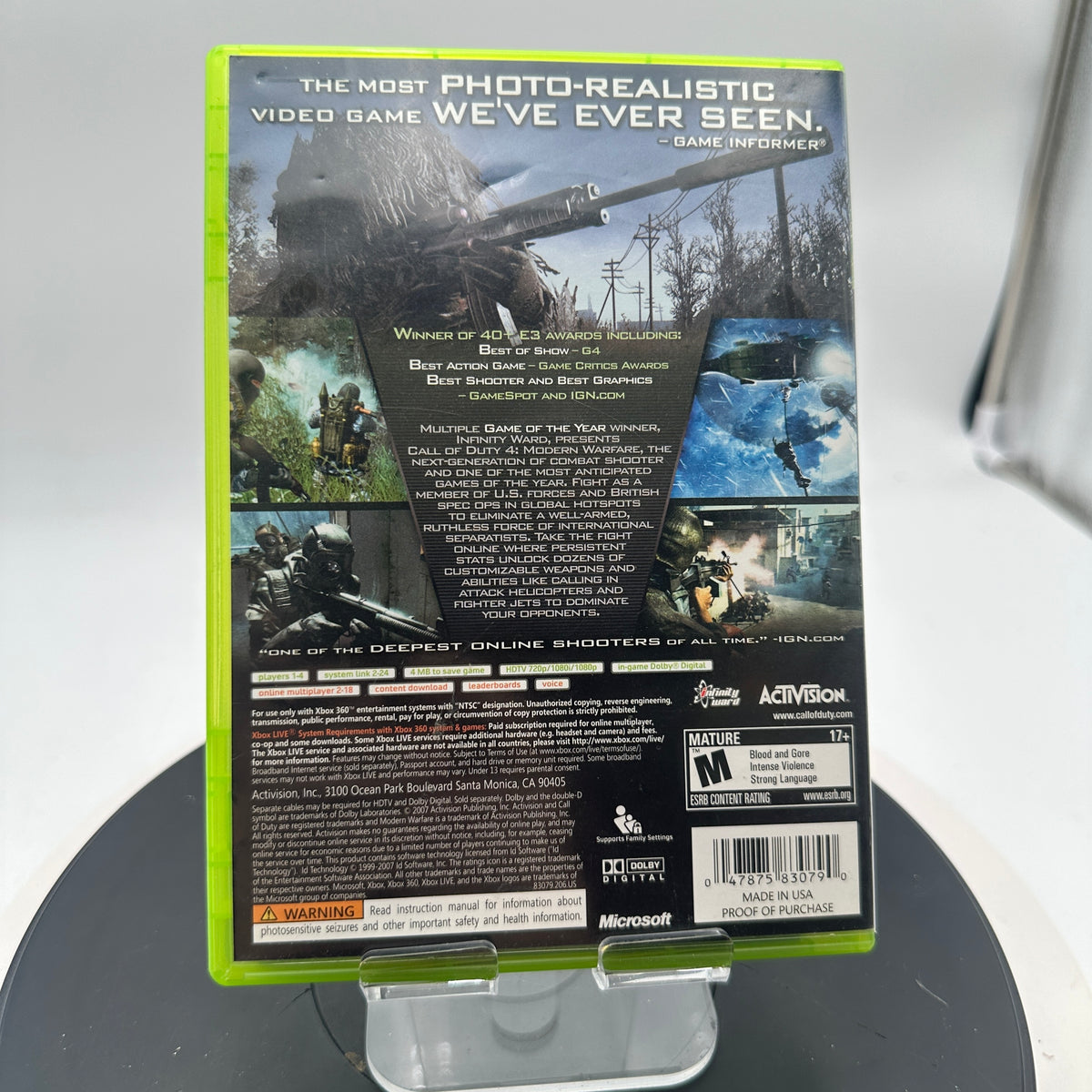 Xbox 360 Call of Duty 4: Modern Warfare CIB