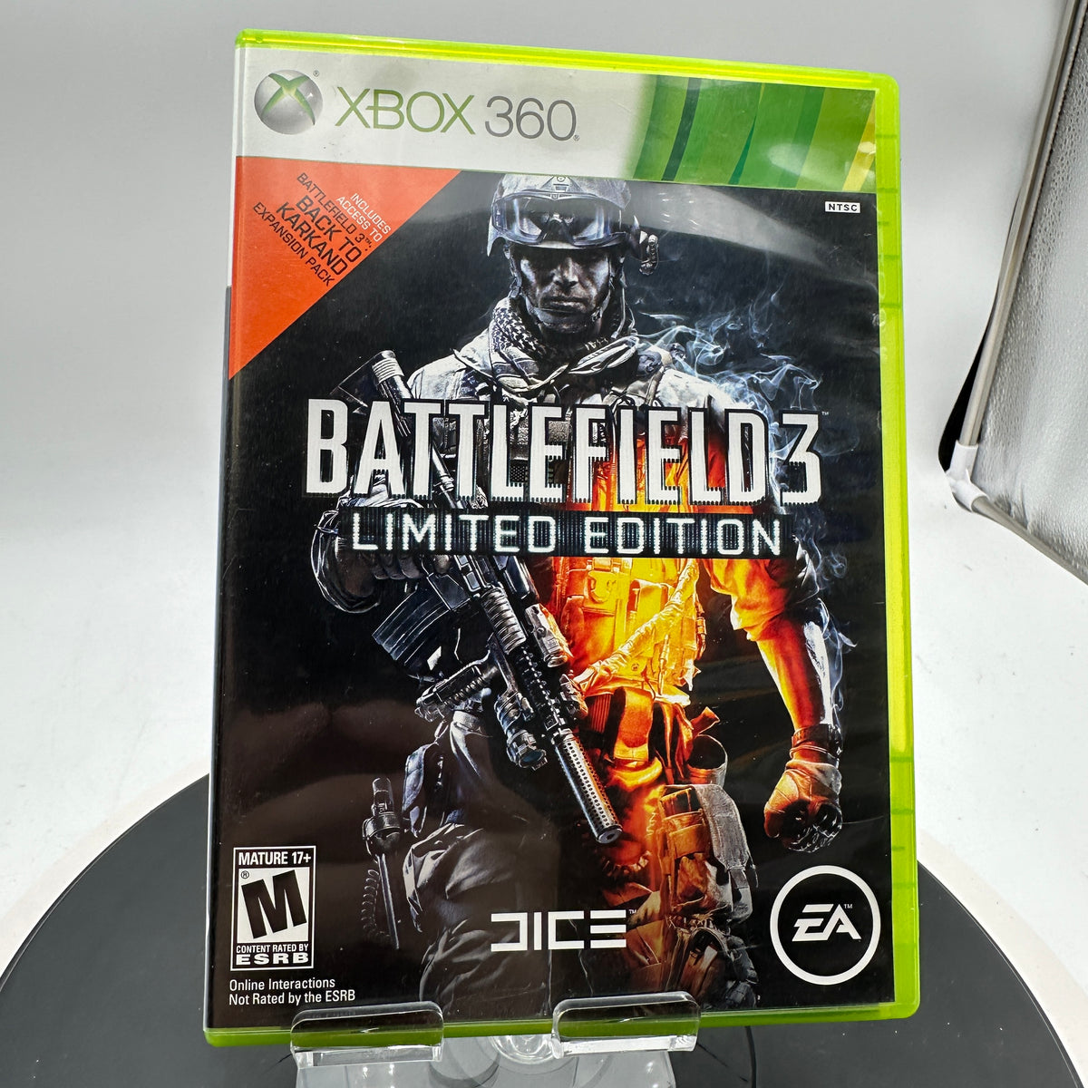 Xbox 360 Battlefield 3 Limited Edition Game and Case