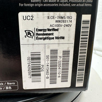 Sony A7R V Digital Camera READ MINTY