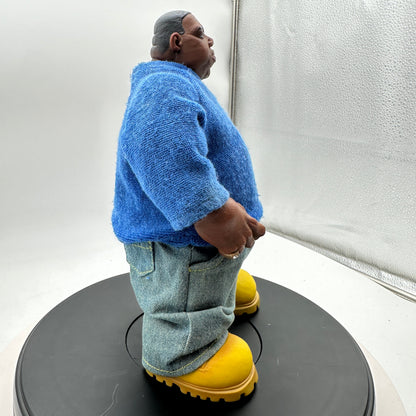 Mezco The Notorious B.I.G. Blue Jeans Pants & Yellow Boots Incomplete